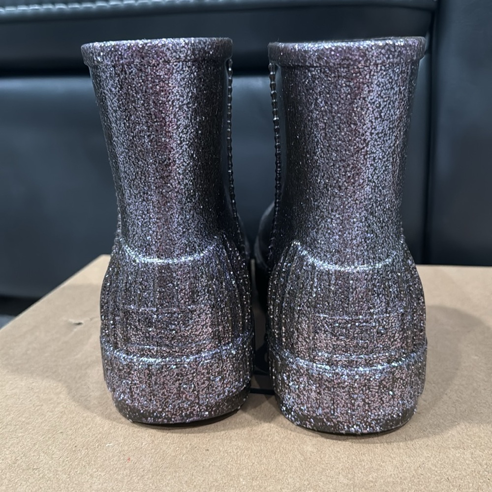NWT UGG Drizlita Glitter Gray Rain Boots, size 6 - Picture 11 of 15